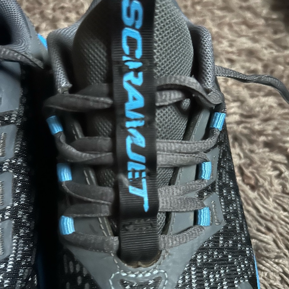 Under Armour Scramjet Kids Sneakers - Black and Blue